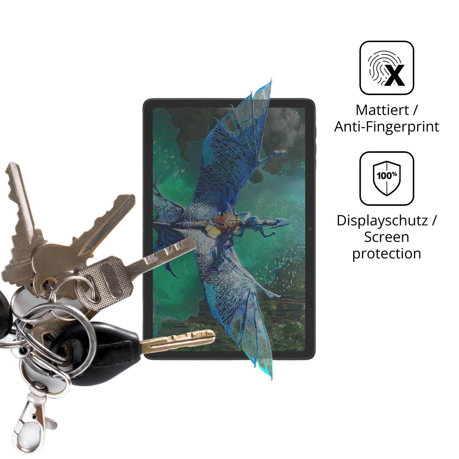 Blickschutzfolie für VekfulPC T20 matt Schutzfolie (3)