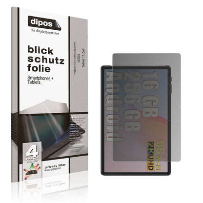Blickschutzfolie für SEBBE Tablet 11 Zoll matt Sch (1)