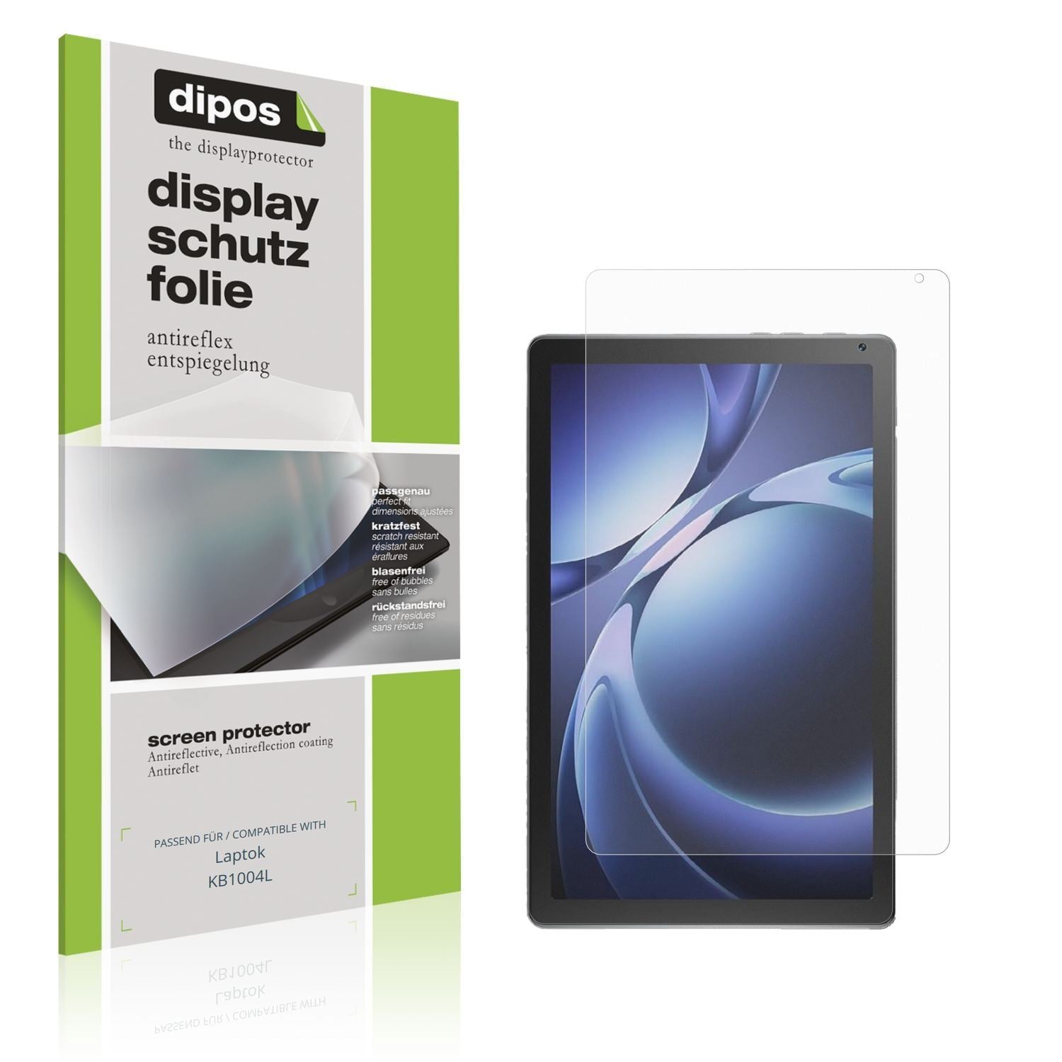 2x Schutzfolie matt für Laptok KB1004L Display-Sch (1)
