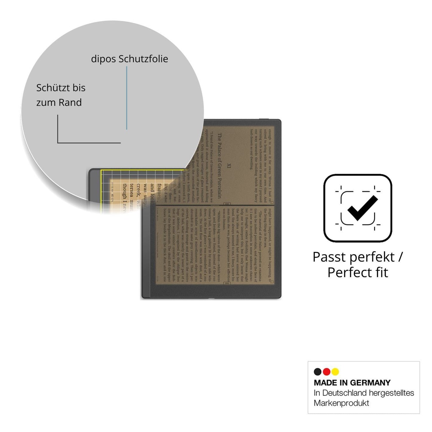 Blickschutzfolie für Onyx Boox Go 10.3 Gen II matt (4)
