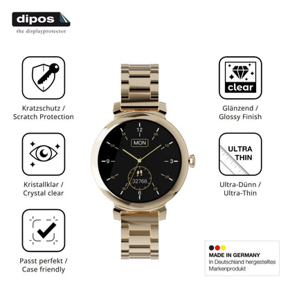 6x Schutzfolie klar für Zenwatch Lily Display-Schu (7)