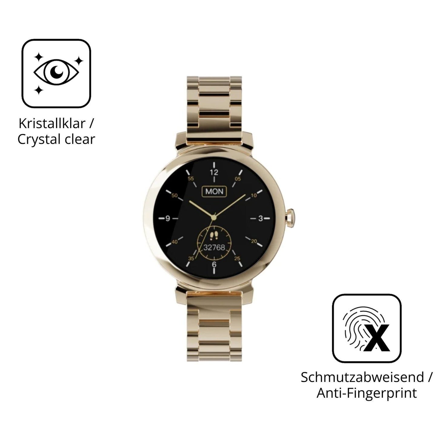 2x 9H Schutzfolie für Zenwatch Lily Panzerfolie (5)