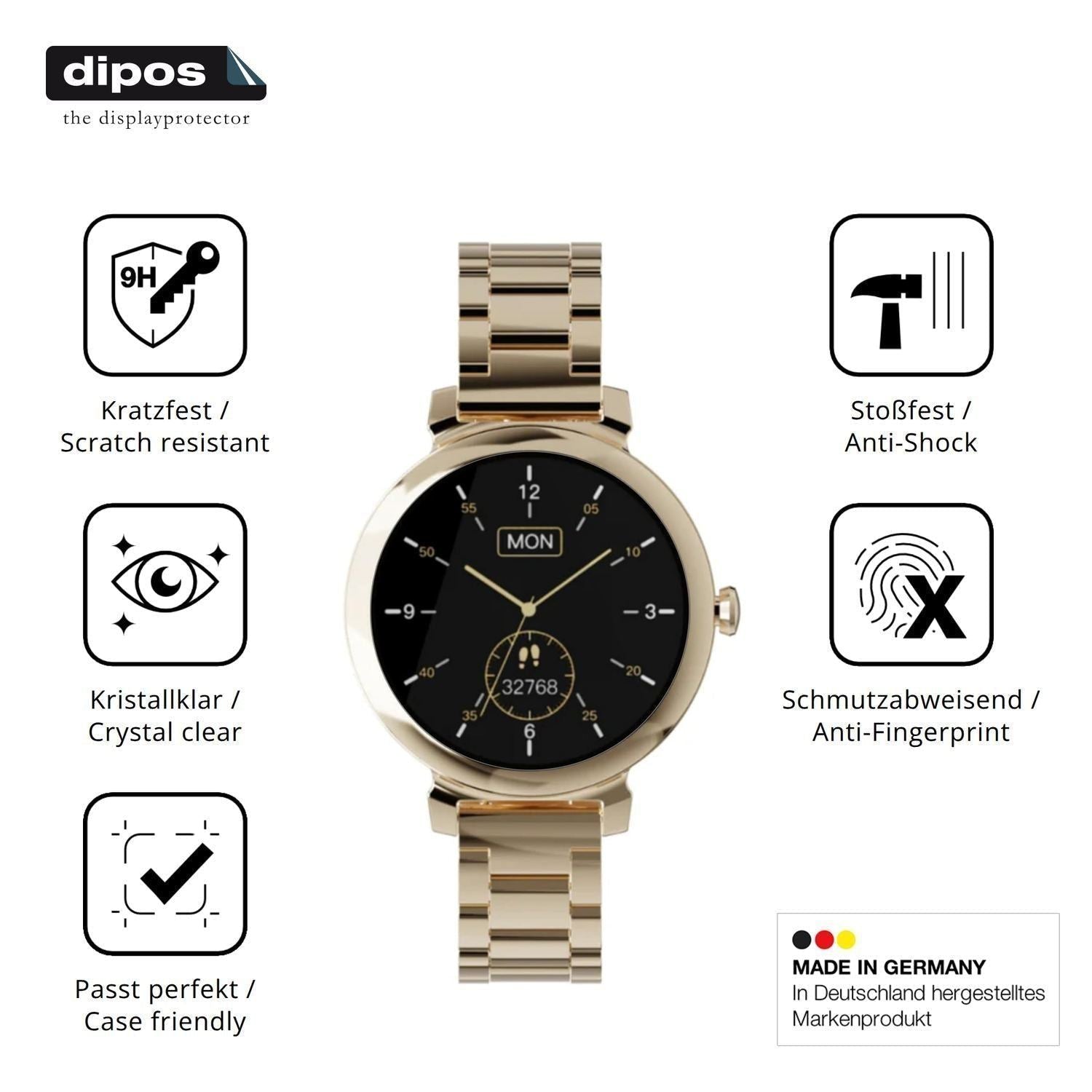 2x 9H Schutzfolie für Zenwatch Lily Panzerfolie (7)