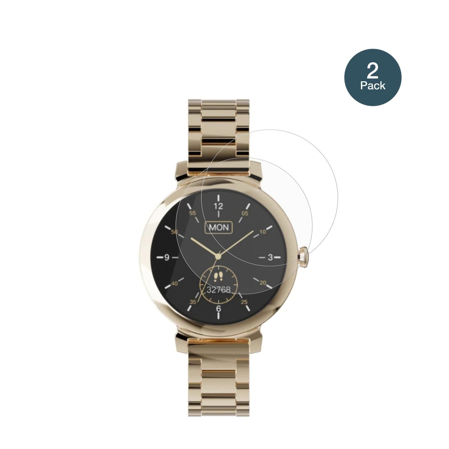 2x 9H Schutzfolie matt für Zenwatch Lily Panzerfol (2)