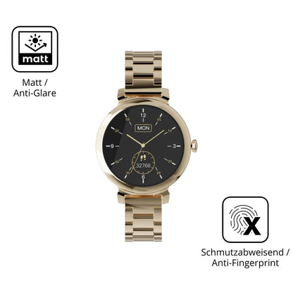 2x 9H Schutzfolie matt für Zenwatch Lily Panzerfol (5)