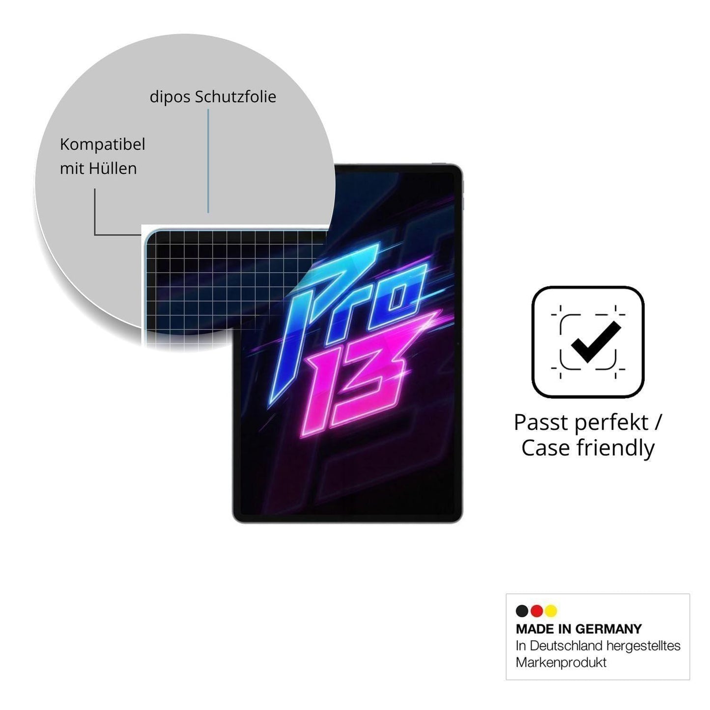 2x Schutzfolie klar für Lenovo Xiaoxin Pad Pro GT  (6)