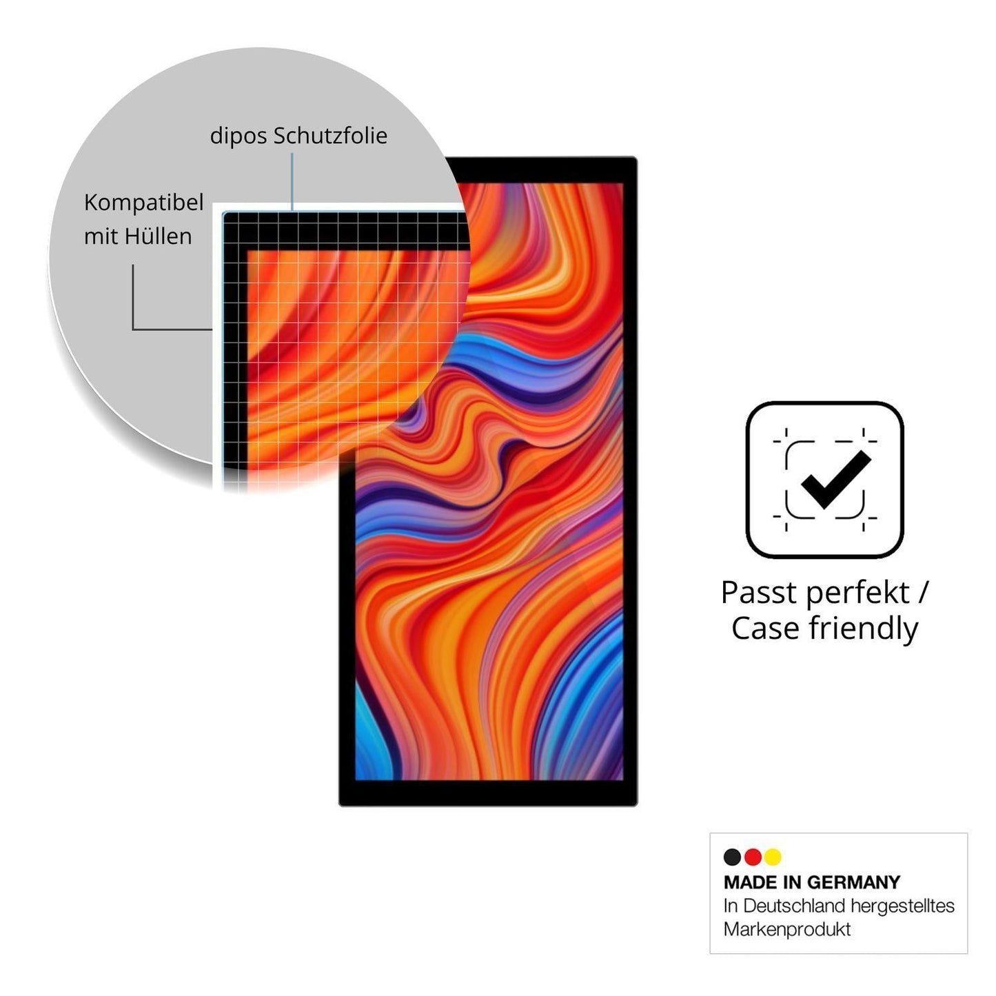 2x Schutzfolie klar für Waveshare 10.4 Zoll Displa (6)