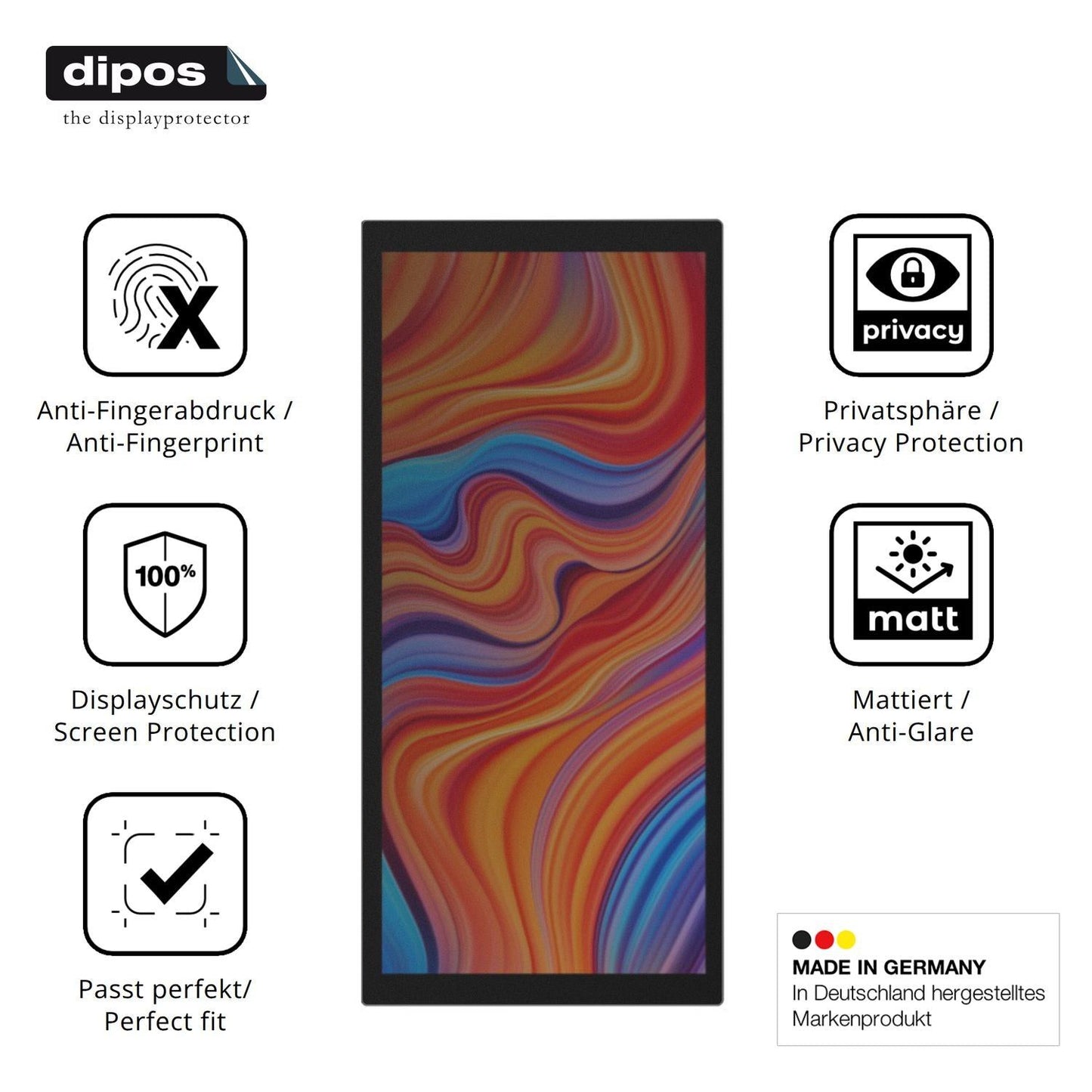 Blickschutzfolie für Waveshare 10.4 Zoll Display m (5)