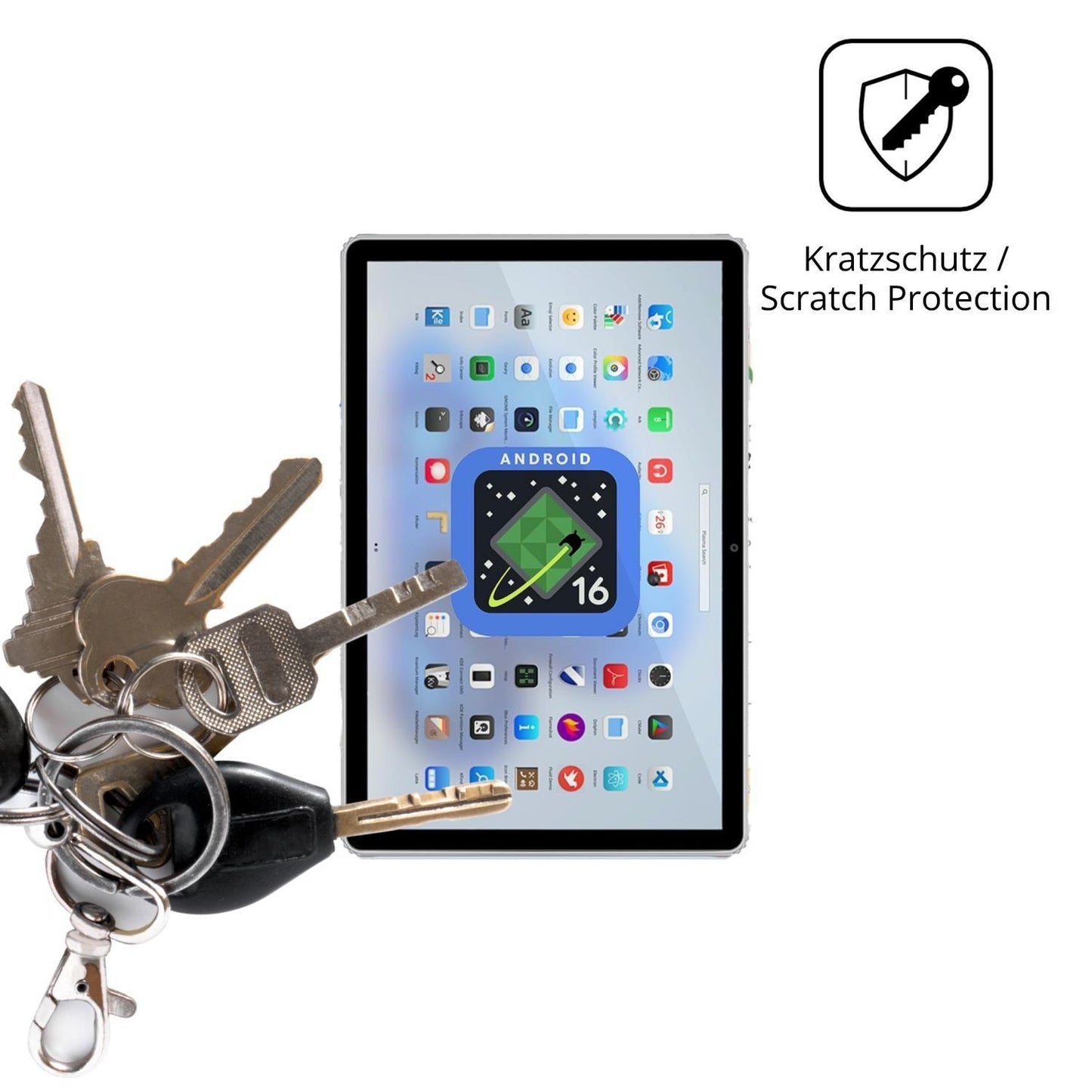 2x Schutzfolie klar für LORDWIT L11 Display-Schutz (4)