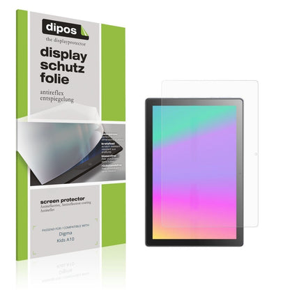2x Schutzfolie matt für Digma Kids A10 Display-Sch (1)