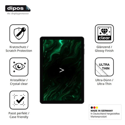 2x Schutzfolie klar für Digma Pro Zoom Display-Sch (7)