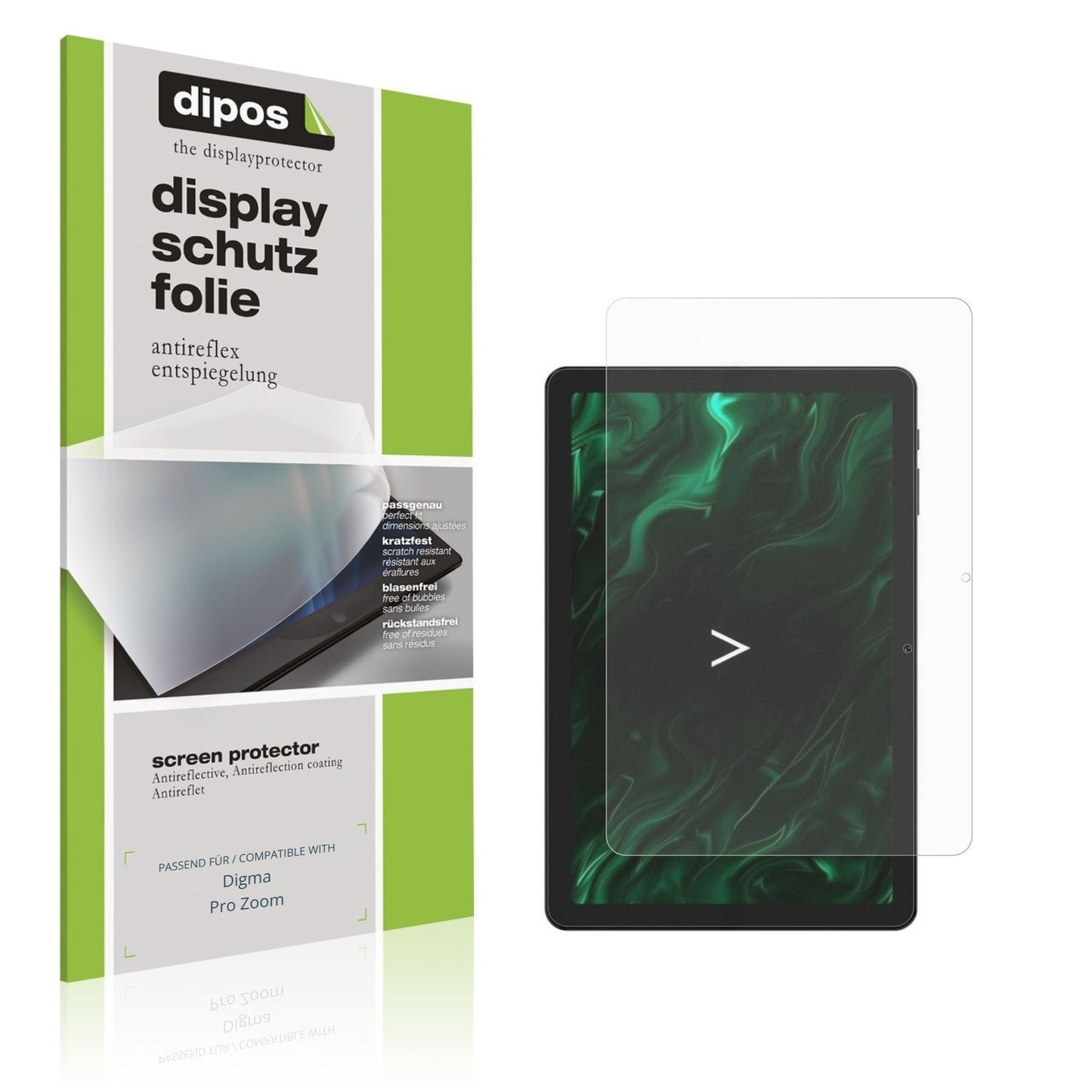 2x Schutzfolie matt für Digma Pro Zoom Display-Sch (1)