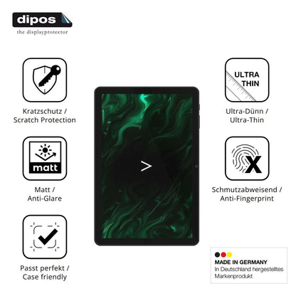 2x Schutzfolie matt für Digma Pro Zoom Display-Sch (7)