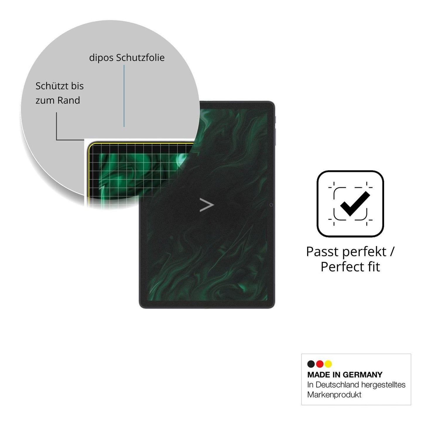Blickschutzfolie für Digma Pro Zenith matt Schutzf (4)
