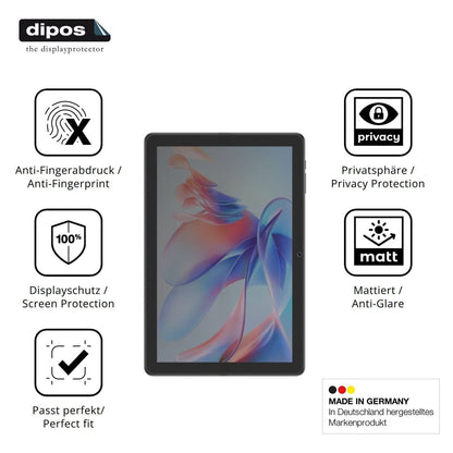 Blickschutzfolie für Digma K10 Plus matt Schutzfol (5)