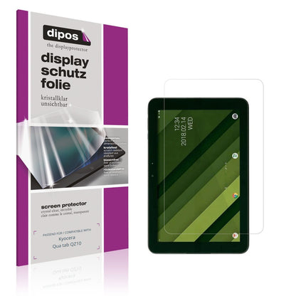 2x Schutzfolie klar für Kyocera Qua tab QZ10 Displ (1)