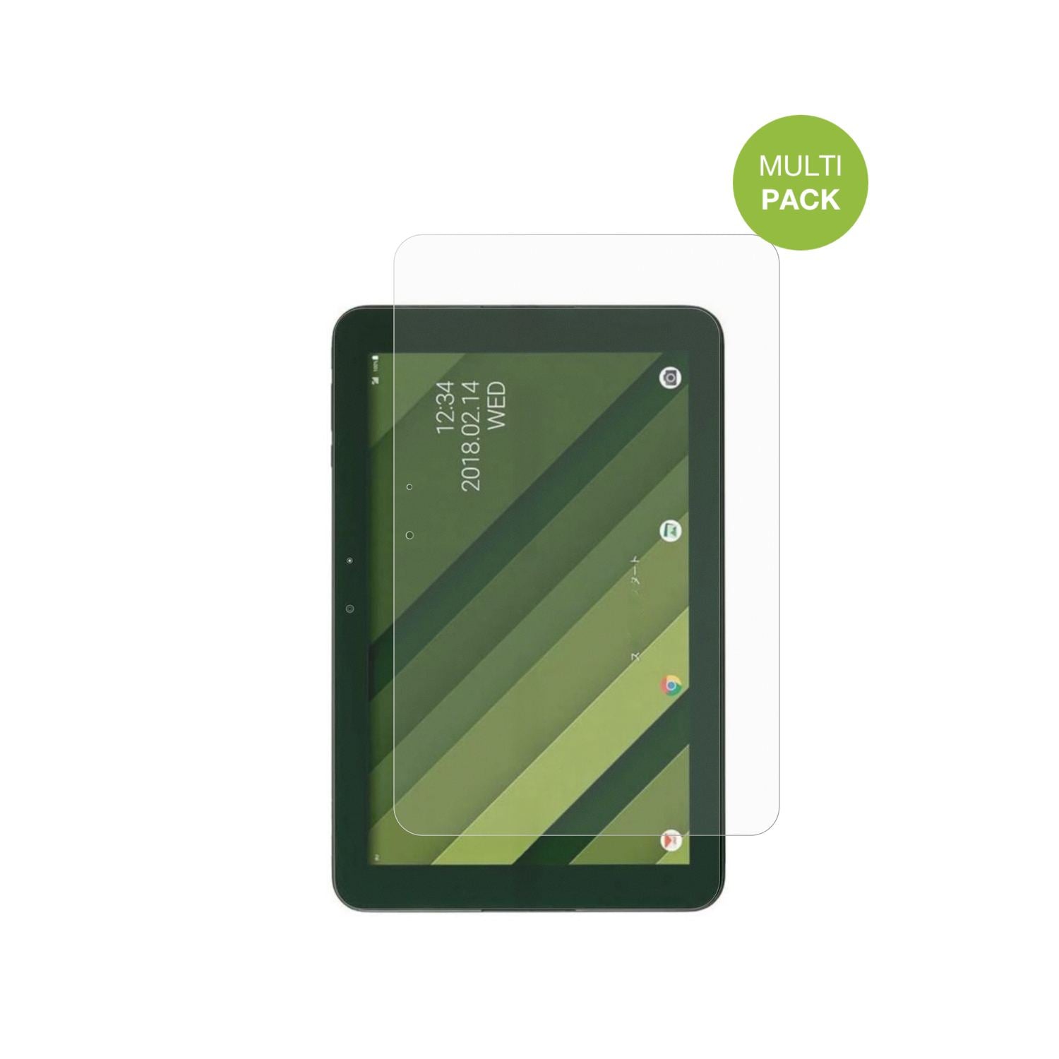 2x Schutzfolie matt für Kyocera Qua tab QZ10 Displ (2)