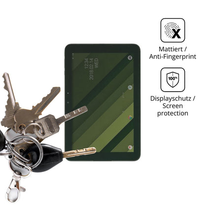 Blickschutzfolie für Kyocera Qua tab QZ10 matt Sch (3)