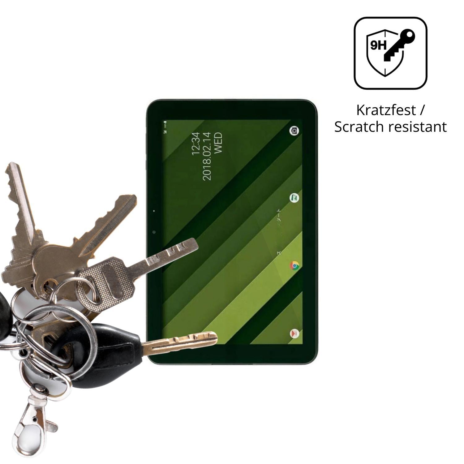 2x 9H Schutzfolie für Kyocera Qua tab QZ10 Panzerf (3)