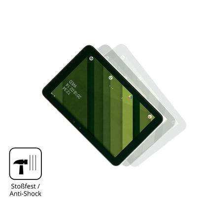 2x 9H Schutzfolie für Kyocera Qua tab QZ10 Panzerf (4)