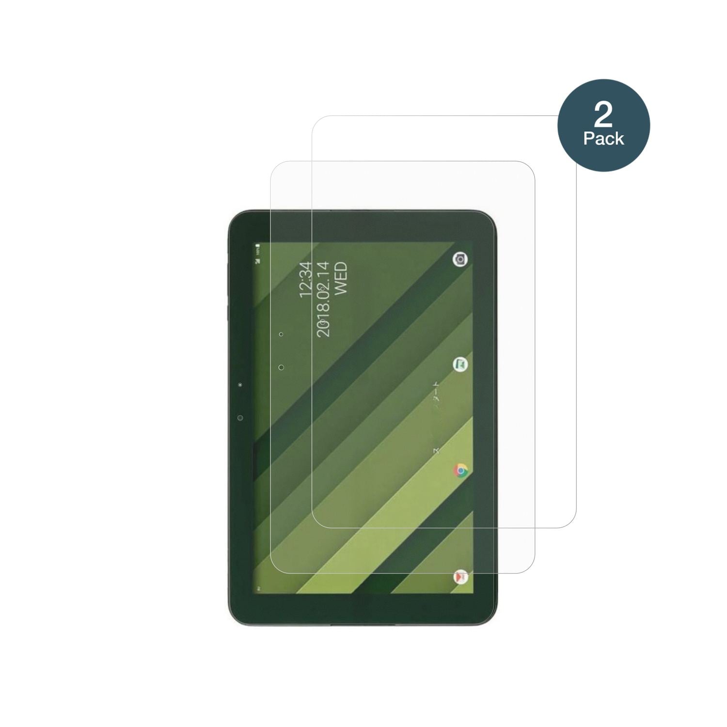 2x 9H Schutzfolie matt für Kyocera Qua tab QZ10 Pa (2)