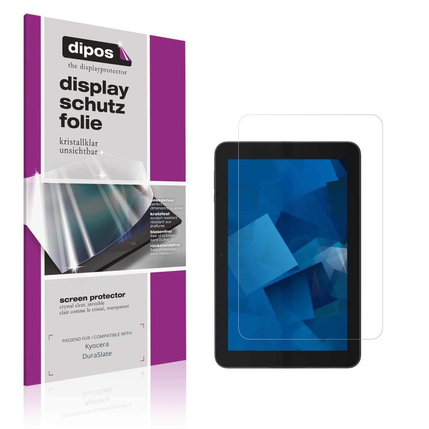 2x Schutzfolie klar für Kyocera DuraSlate Display- (1)