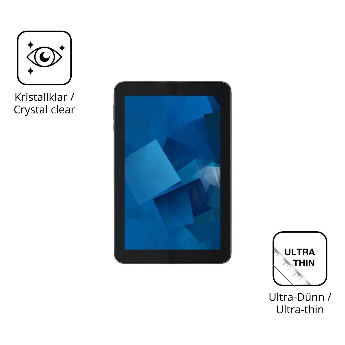 2x Schutzfolie klar für Kyocera DuraSlate Display- (5)