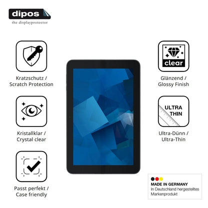 2x Schutzfolie klar für Kyocera DuraSlate Display- (7)