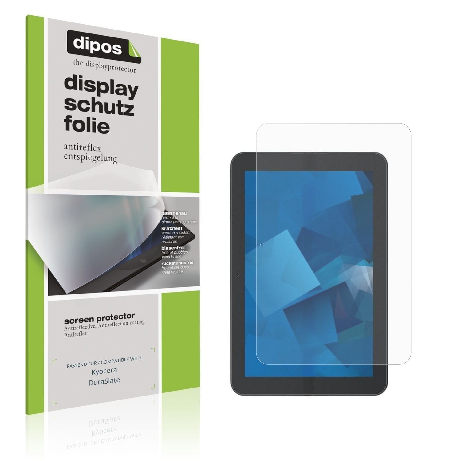 2x Schutzfolie matt für Kyocera DuraSlate Display- (1)