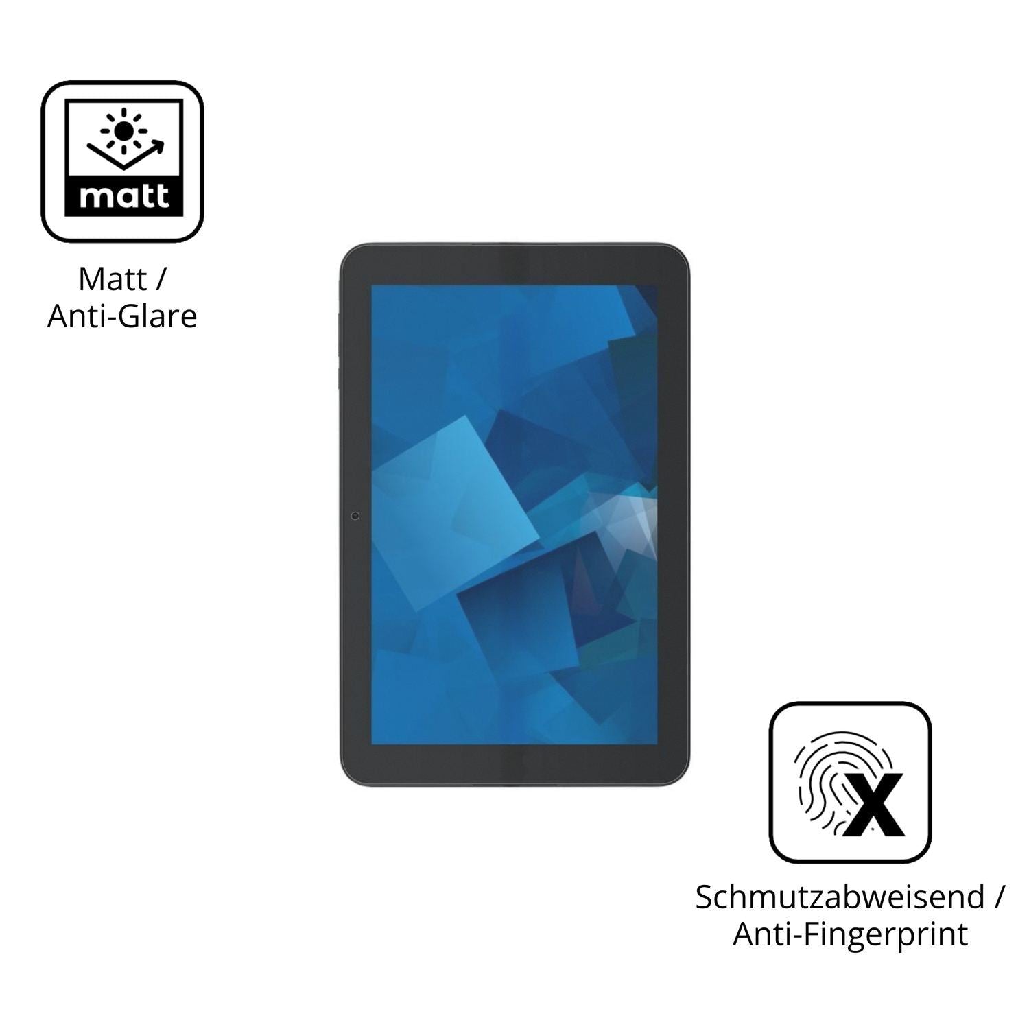2x Schutzfolie matt für Kyocera DuraSlate Display- (5)