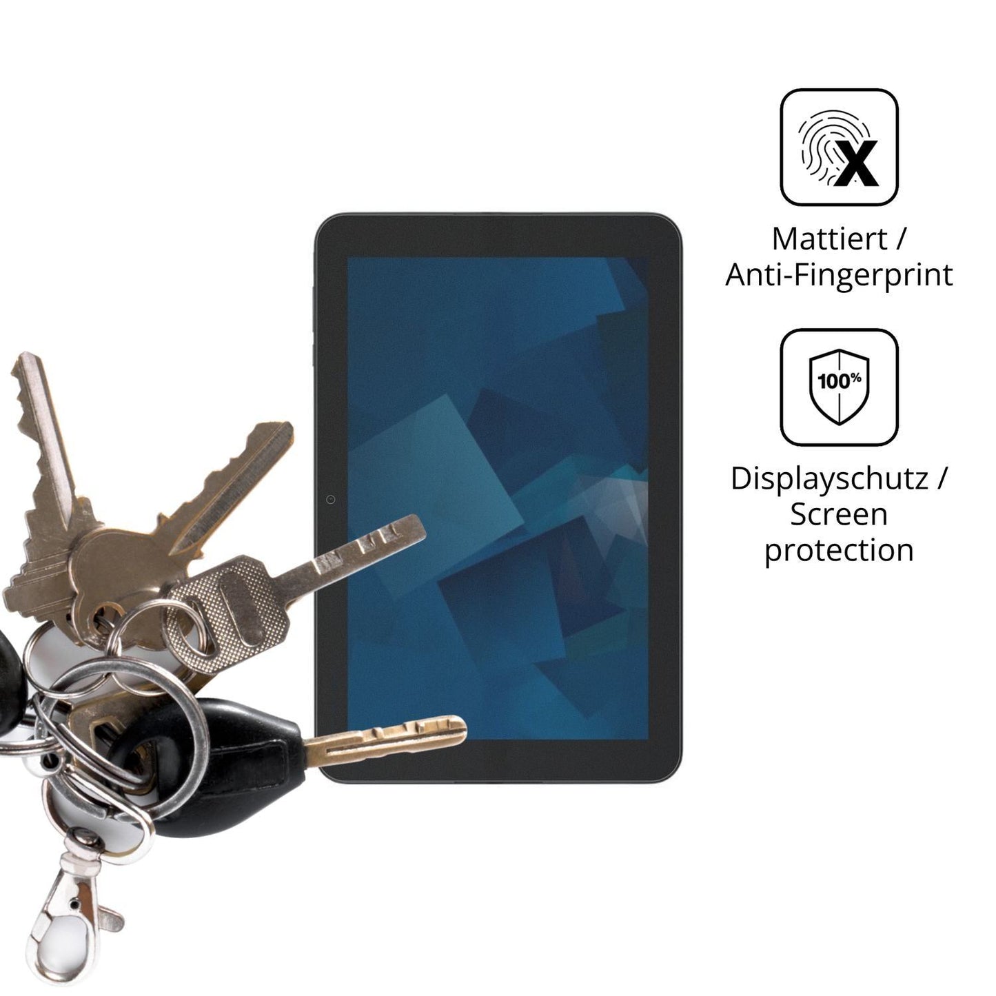 Blickschutzfolie für Kyocera DuraSlate matt Schutz (3)