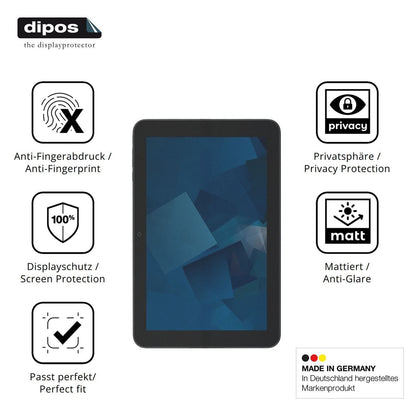 Blickschutzfolie für Kyocera DuraSlate matt Schutz (5)