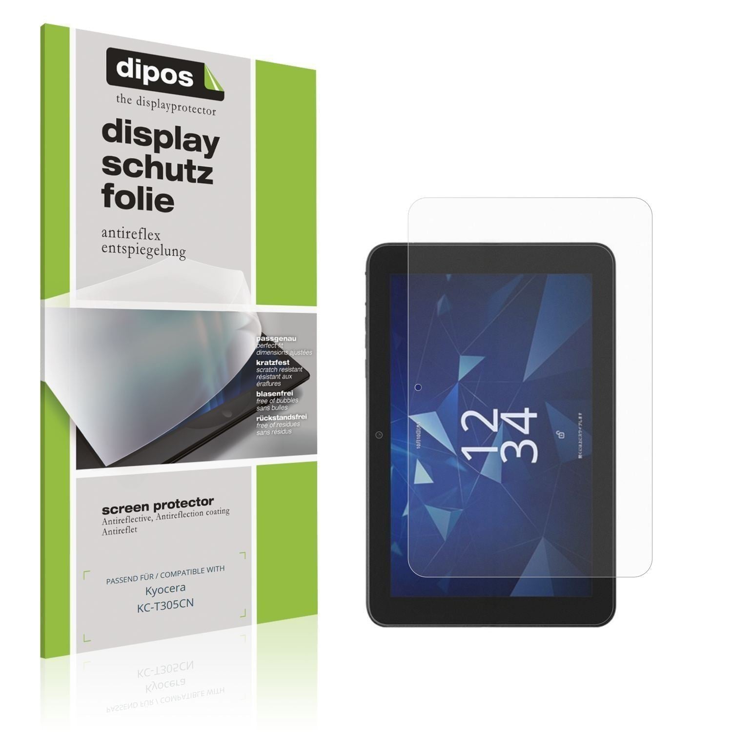 2x Schutzfolie matt für Kyocera KC-T305CN Display- (1)