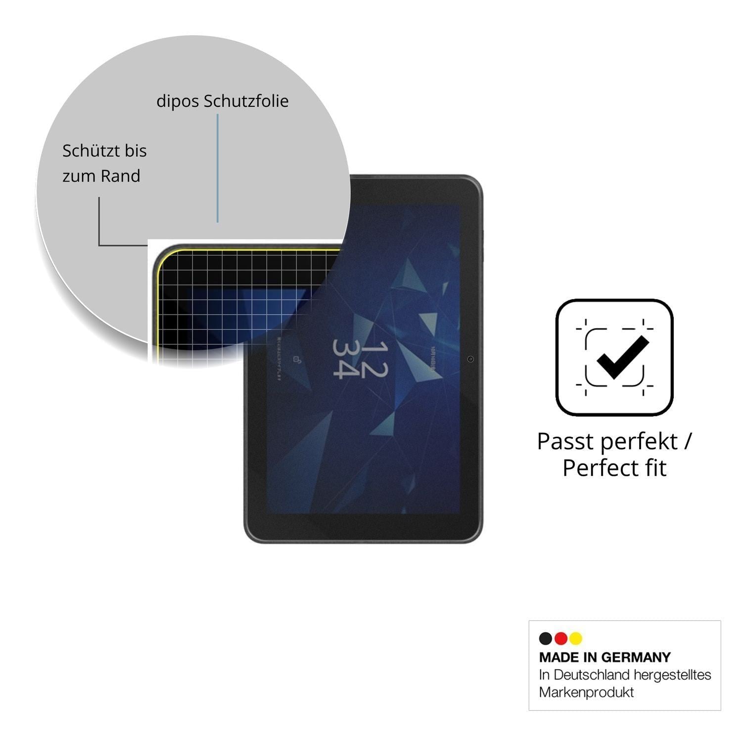 Blickschutzfolie für Kyocera KC-T308 matt Schutzfo (4)