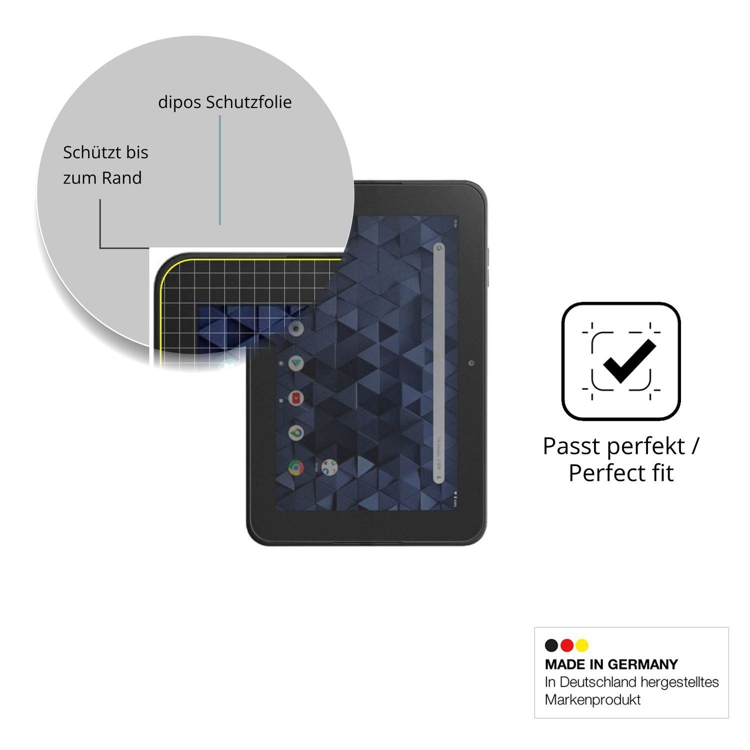 Blickschutzfolie für Kyocera KC-T302DTZU matt Schu (4)