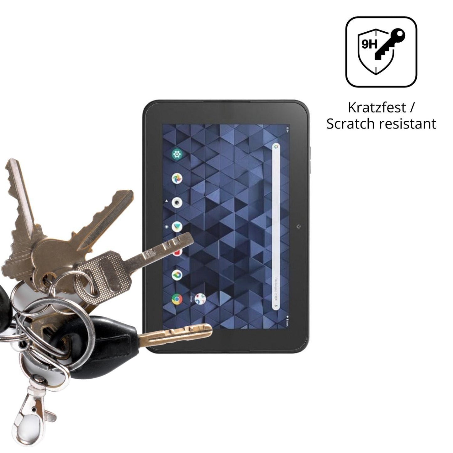 2x 9H Schutzfolie matt für Kyocera KC-T302DTZU Pan (3)