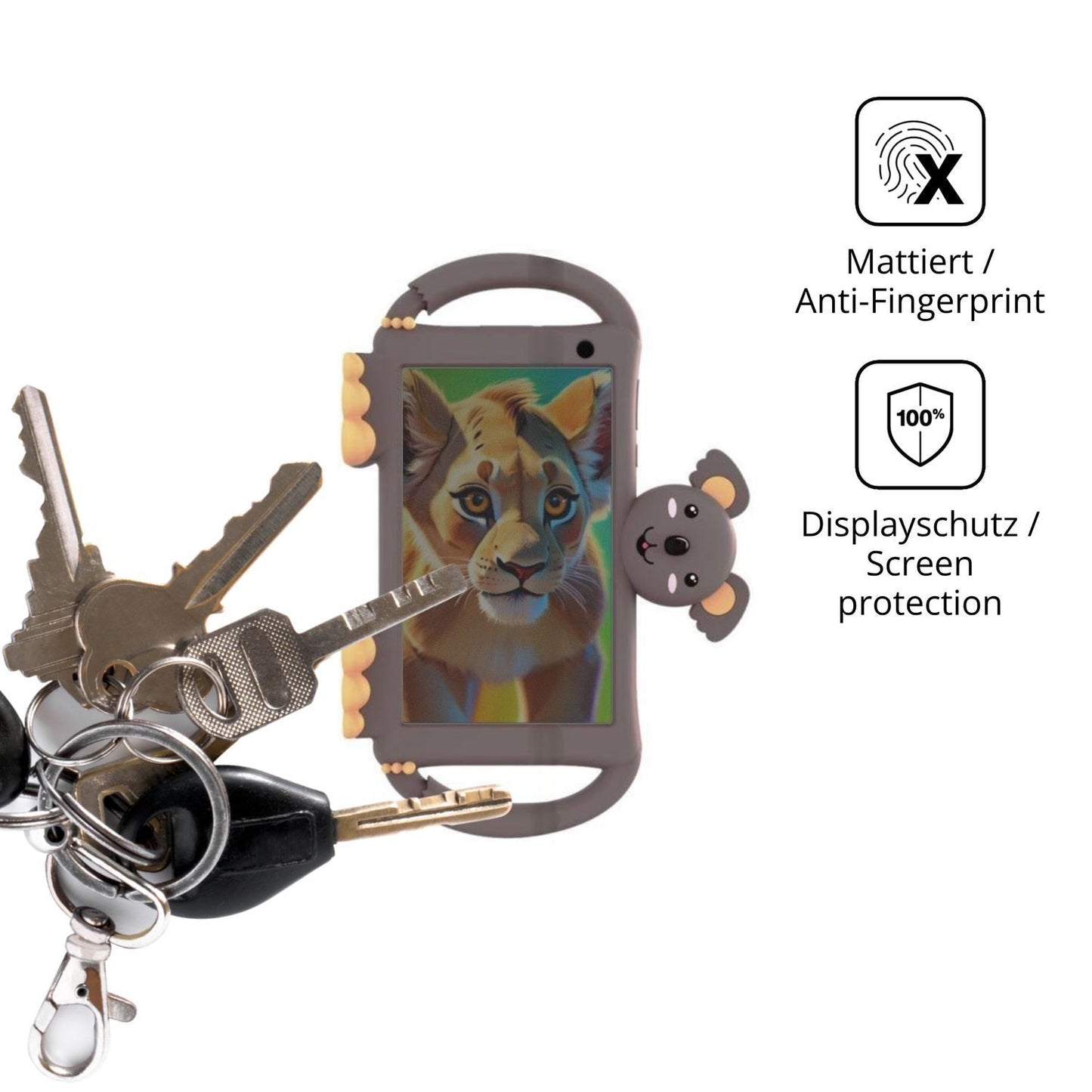Blickschutzfolie für Logicom Logikids 7 matt Schut (3)