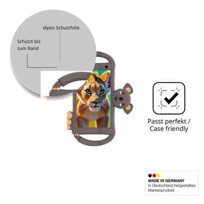 2x 9H Schutzfolie für Logicom Logikids 7 Panzerfol (6)