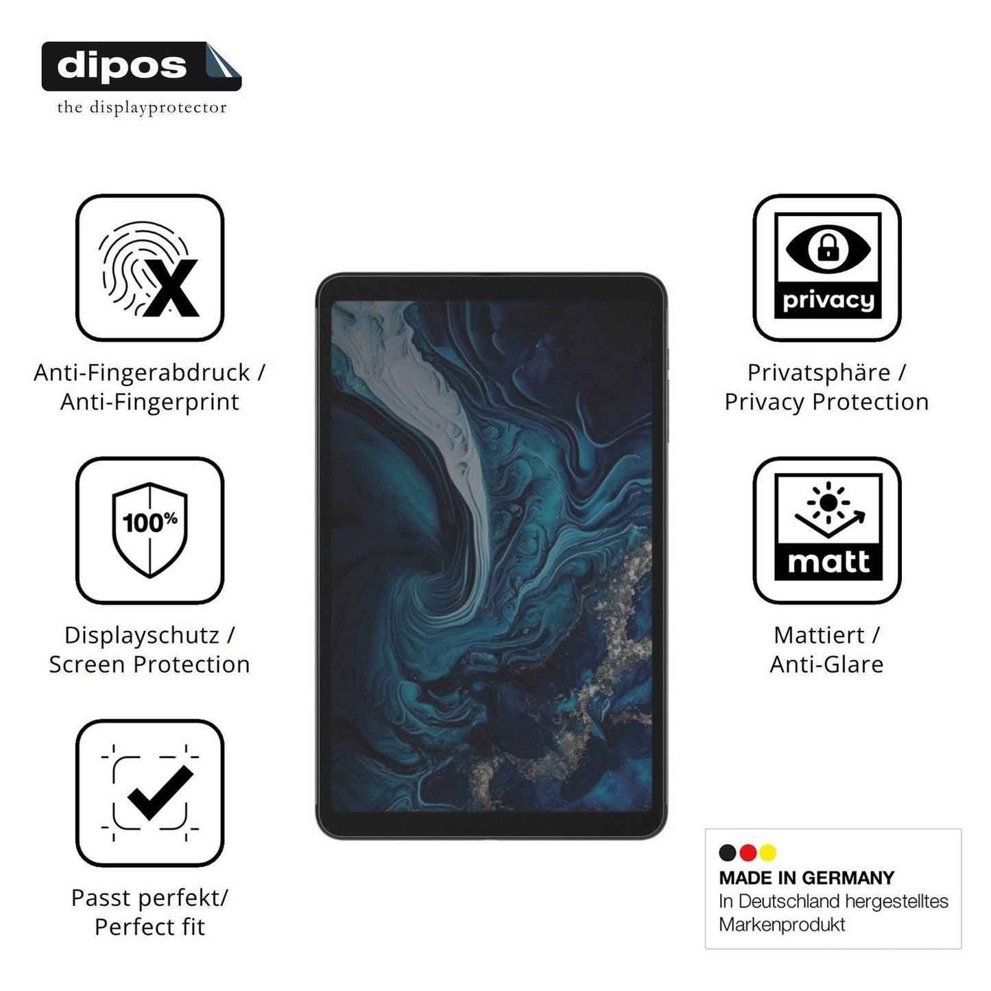 Blickschutzfolie für Digma Pro Star 14 8.4 matt Sc (5)