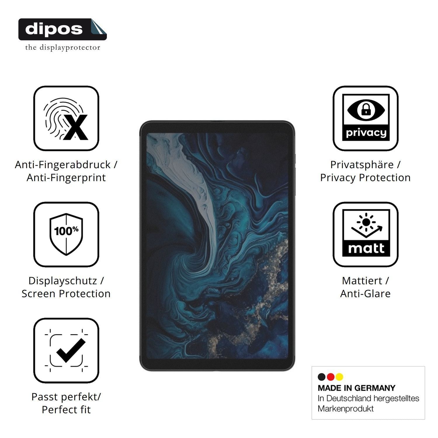 Blickschutzfolie für Digma Pro Star 14 8.4 matt Sc (5)