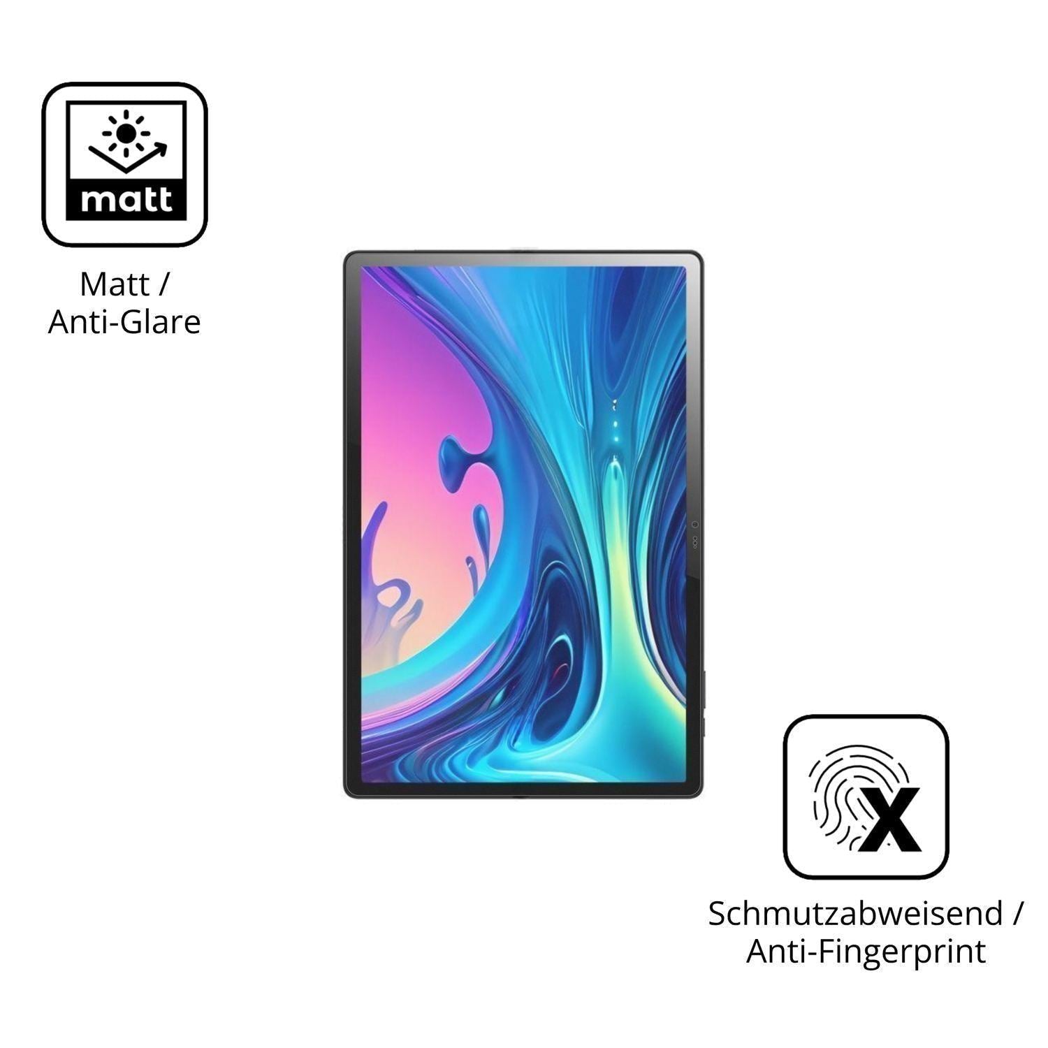 2x Schutzfolie matt für Logicom Tab XL 14 Display- (5)
