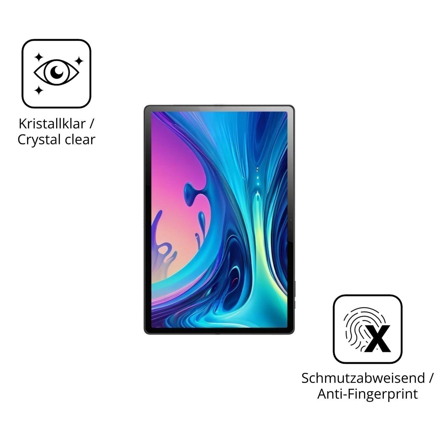 2x 9H Schutzfolie für Logicom Tab XL 14 Panzerfoli (5)