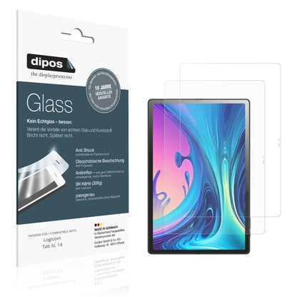 2x 9H Schutzfolie matt für Logicom Tab XL 14 Panze (1)