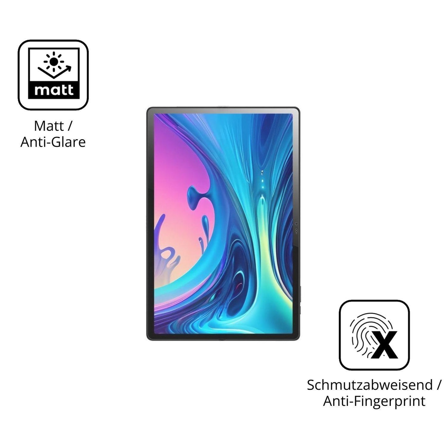 2x 9H Schutzfolie matt für Logicom Tab XL 14 Panze (5)