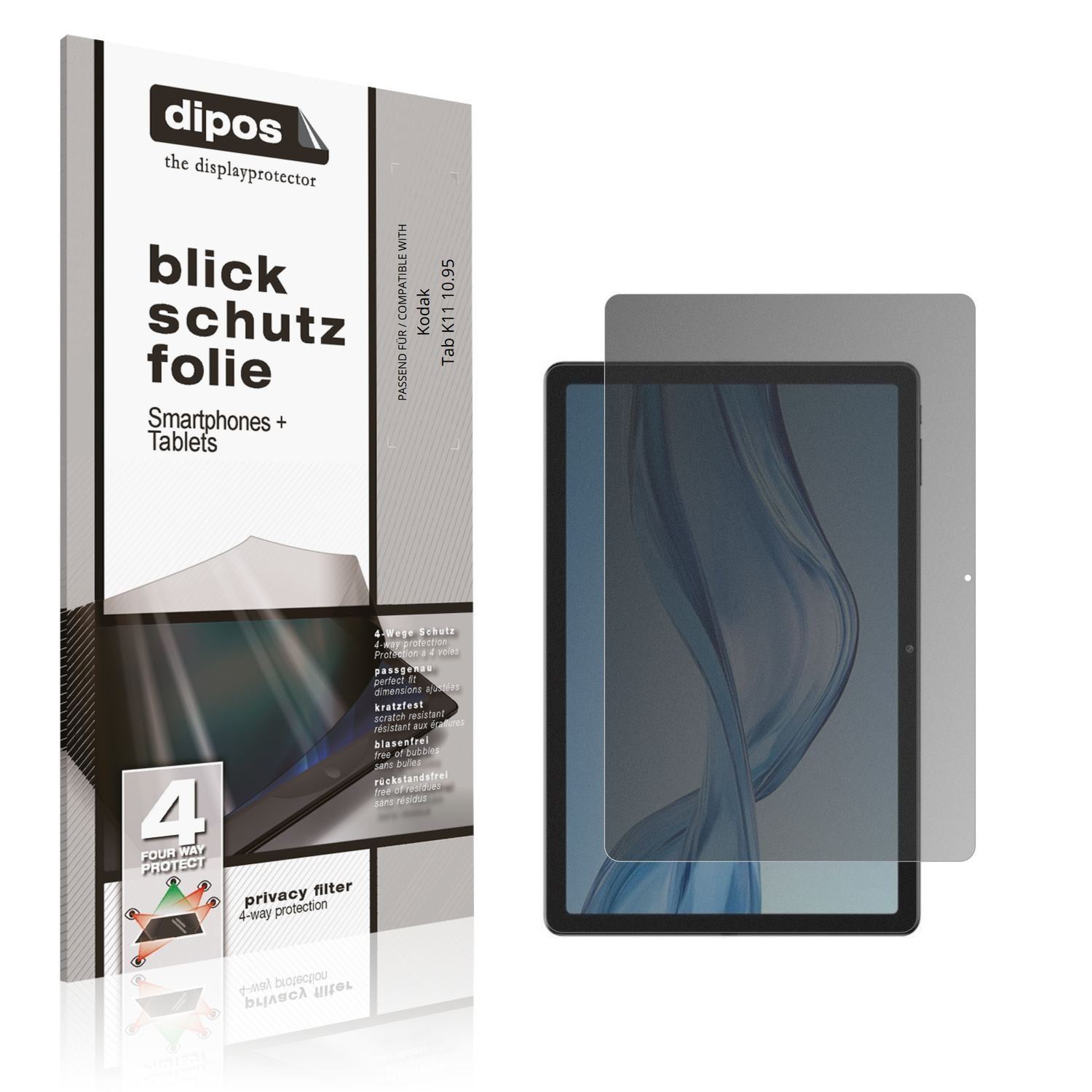 Blickschutzfolie für Kodak Tab K11 10.95 matt Schu (1)