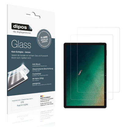 2x 9H Schutzfolie für ZTE Pad X1102N Panzerfolie (1)