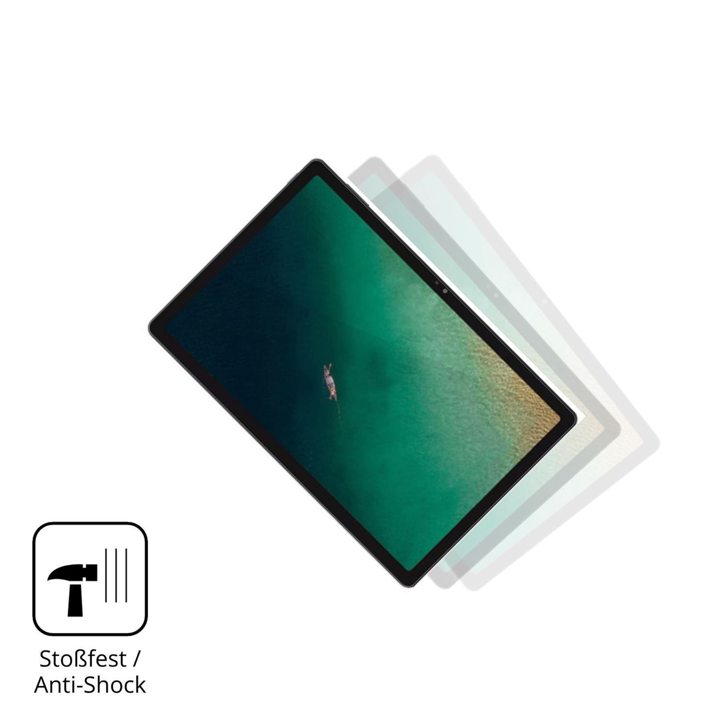 2x 9H Schutzfolie für ZTE Pad X1102N Panzerfolie (4)