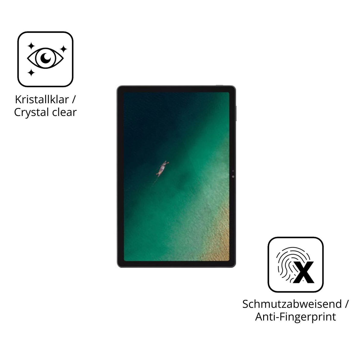 2x 9H Schutzfolie für ZTE Pad X1102N Panzerfolie (5)