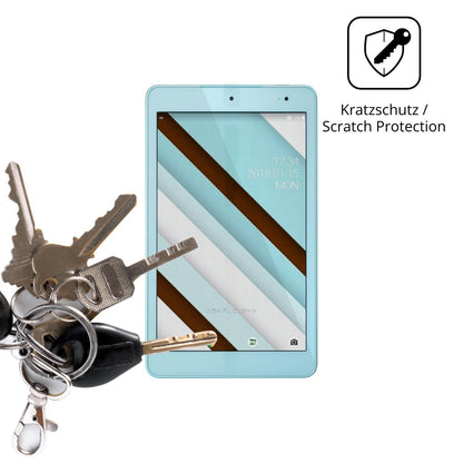 2x Schutzfolie klar für Kyocera Qua tab QZ8 Displa (4)