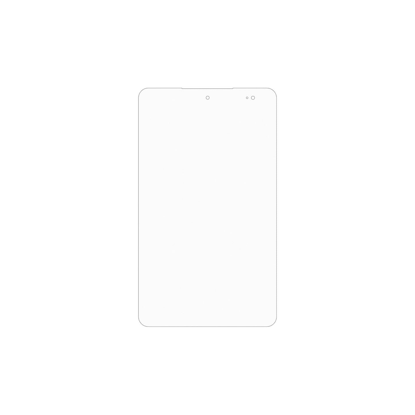 2x Schutzfolie matt für Kyocera Qua tab QZ8 Displa (3)
